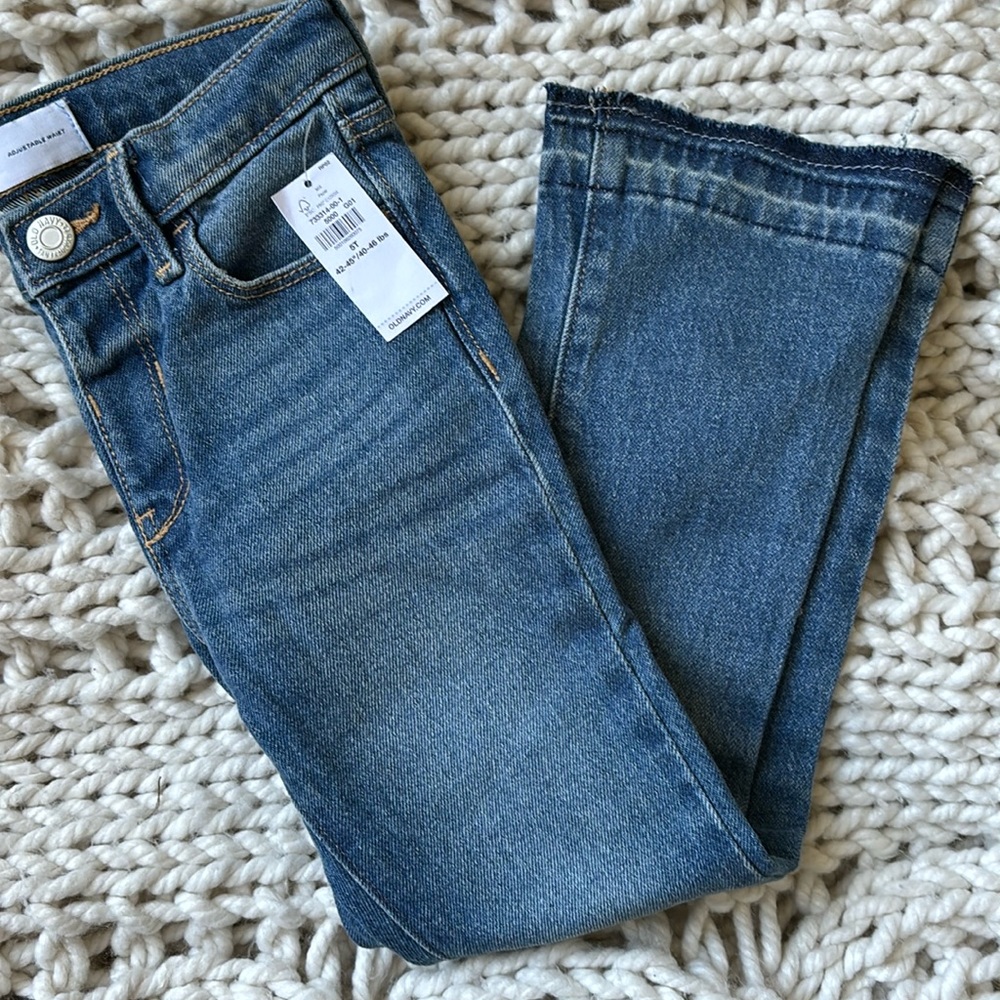 NWT 5t Adjustable Waist Flare Jeans